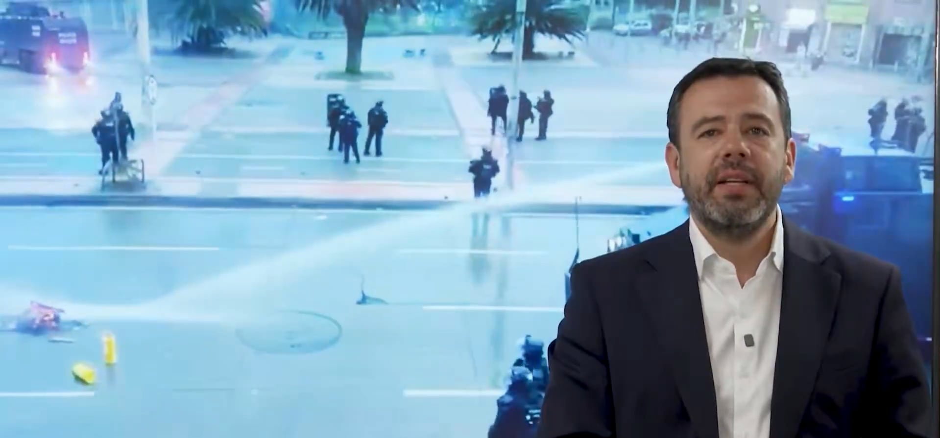 El alcalde mayor de Bogotá, Carlos Fernando Galán, se pronunció tras las protestas ocurridas en la tarde de hoy jueves 21 de mayo.