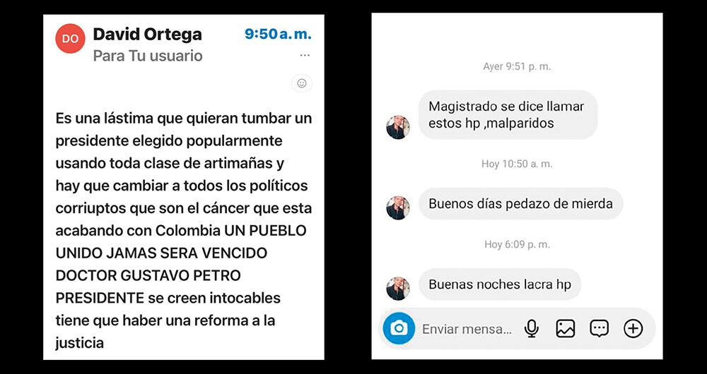Los magistrados han recibido insultos.