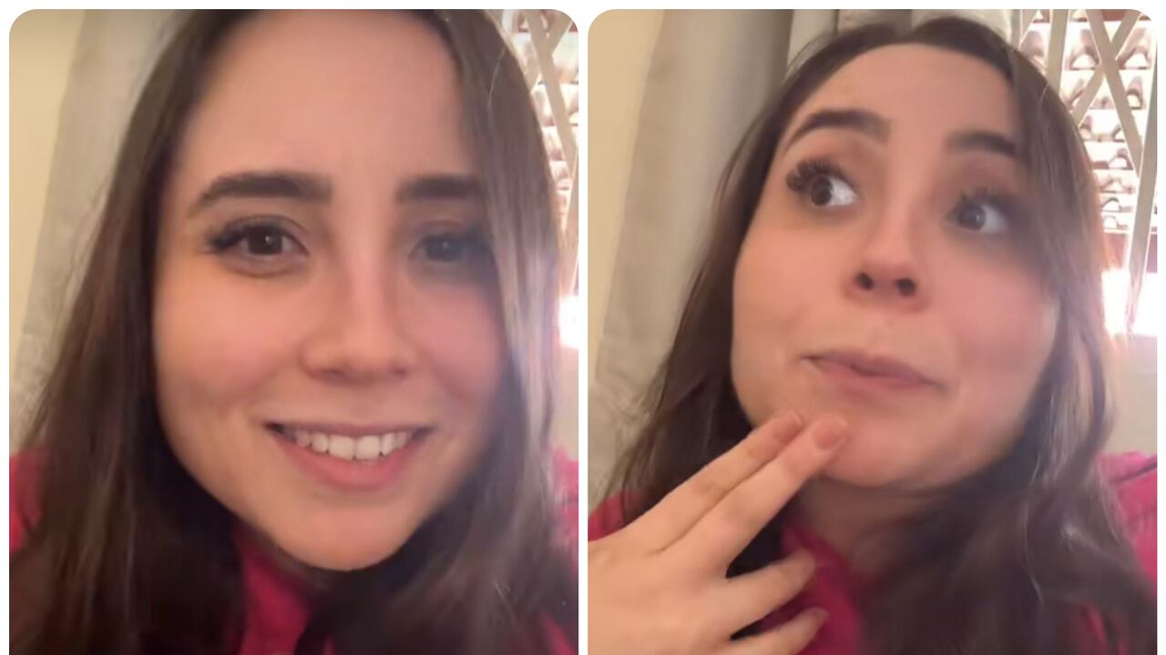 La mujer contó la curiosa anécdota a través de un video publicado en TikTok.