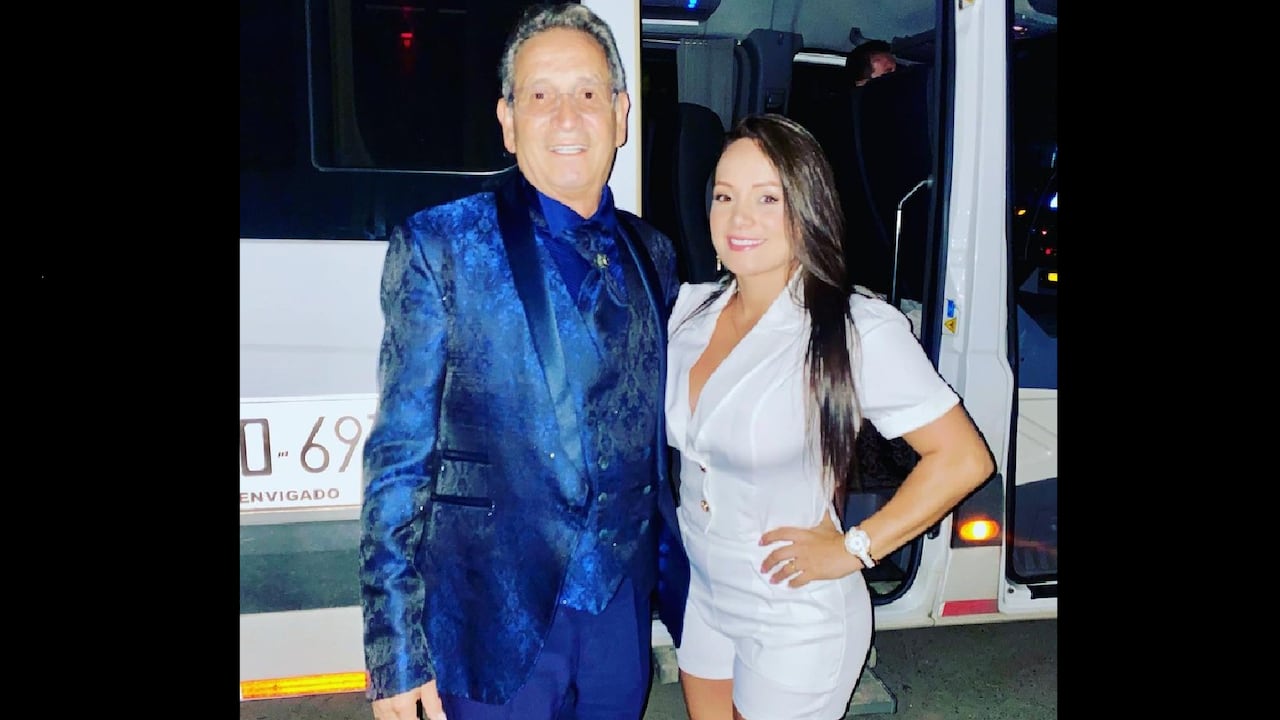 Darío Gómez y su hija