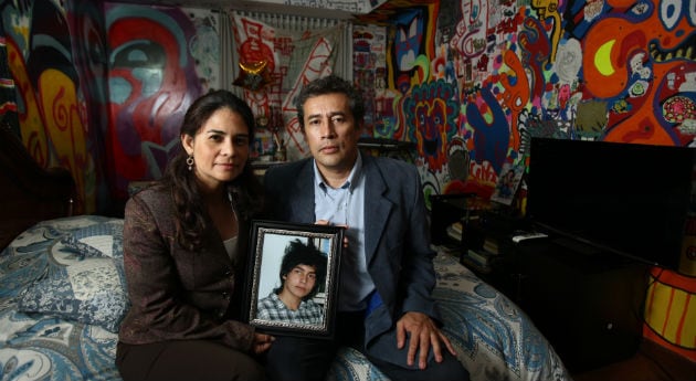 Padres de Diego Felipe Becerra.