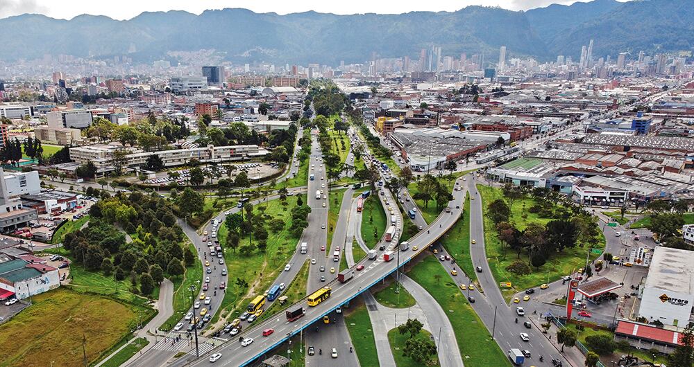 Panorámica de Bogotá.