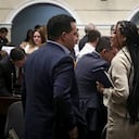 Juliana Guerrero en el Congreso de la República, en Bogotá, el 11 de marzo de 2025