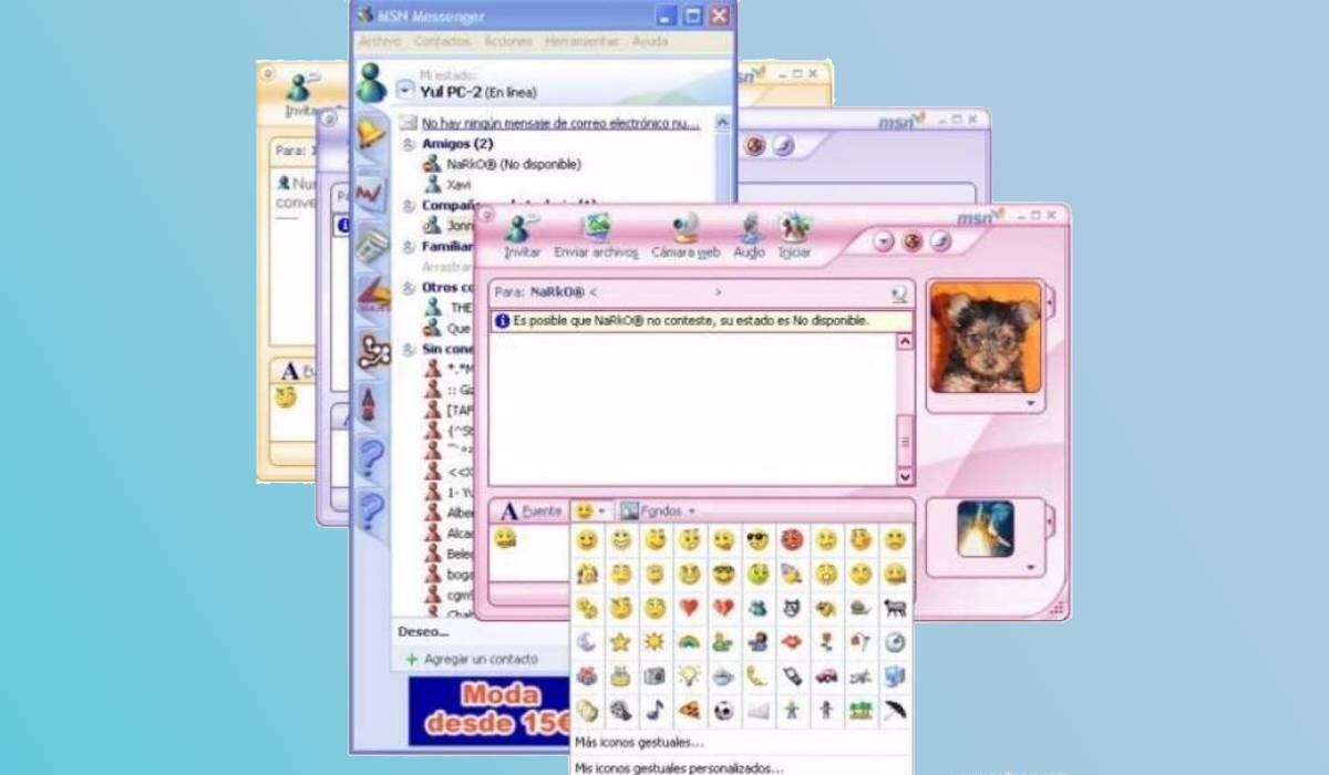 MSN Messenger fue la app de mensajería instantánea más popular en el mundo, antes de que llegara WhatsApp.
