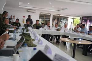 Ministro de defensa Iván Velázquez lideró el Consejo de Seguridad en Caquetá