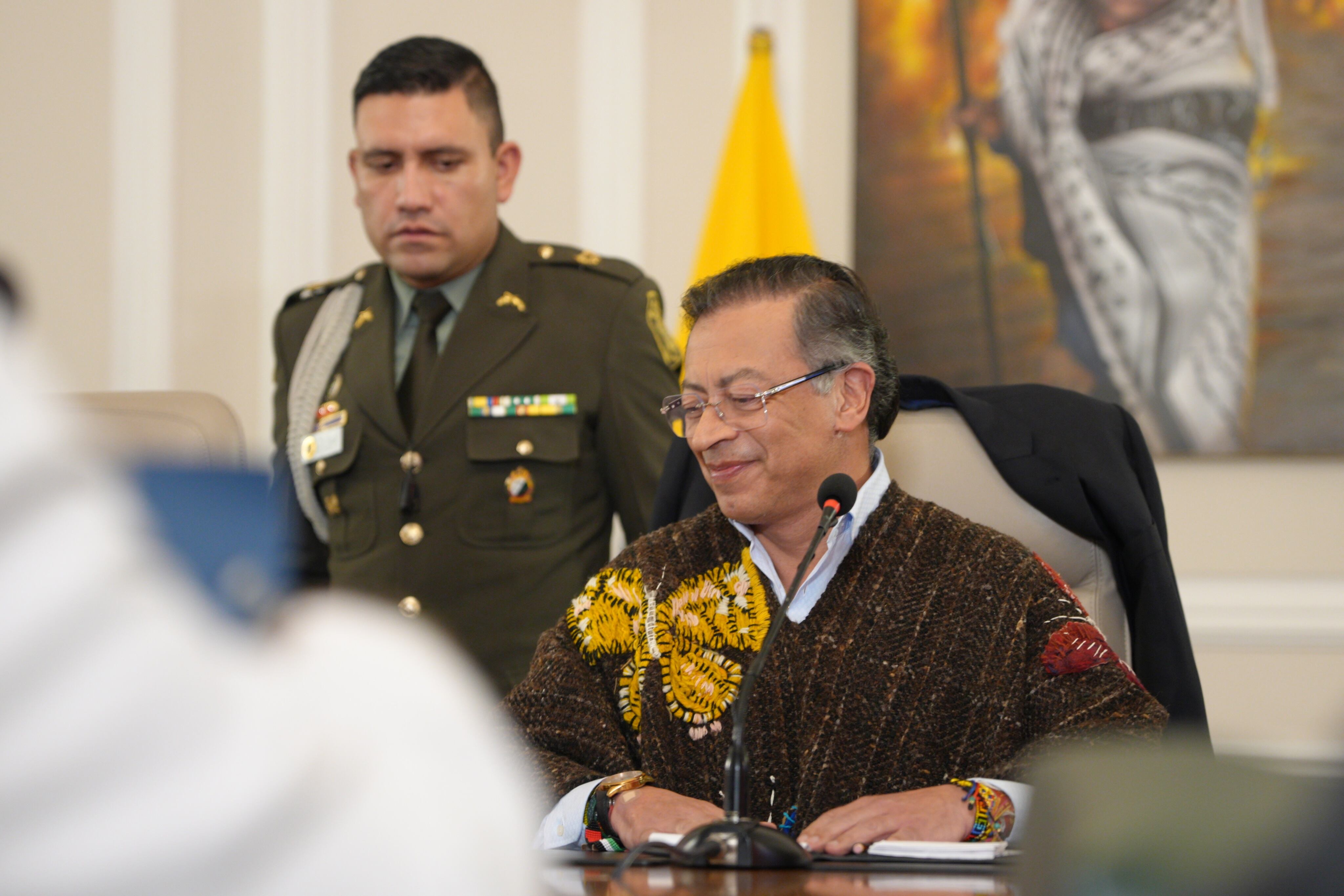 El presidente Gustavo Petro