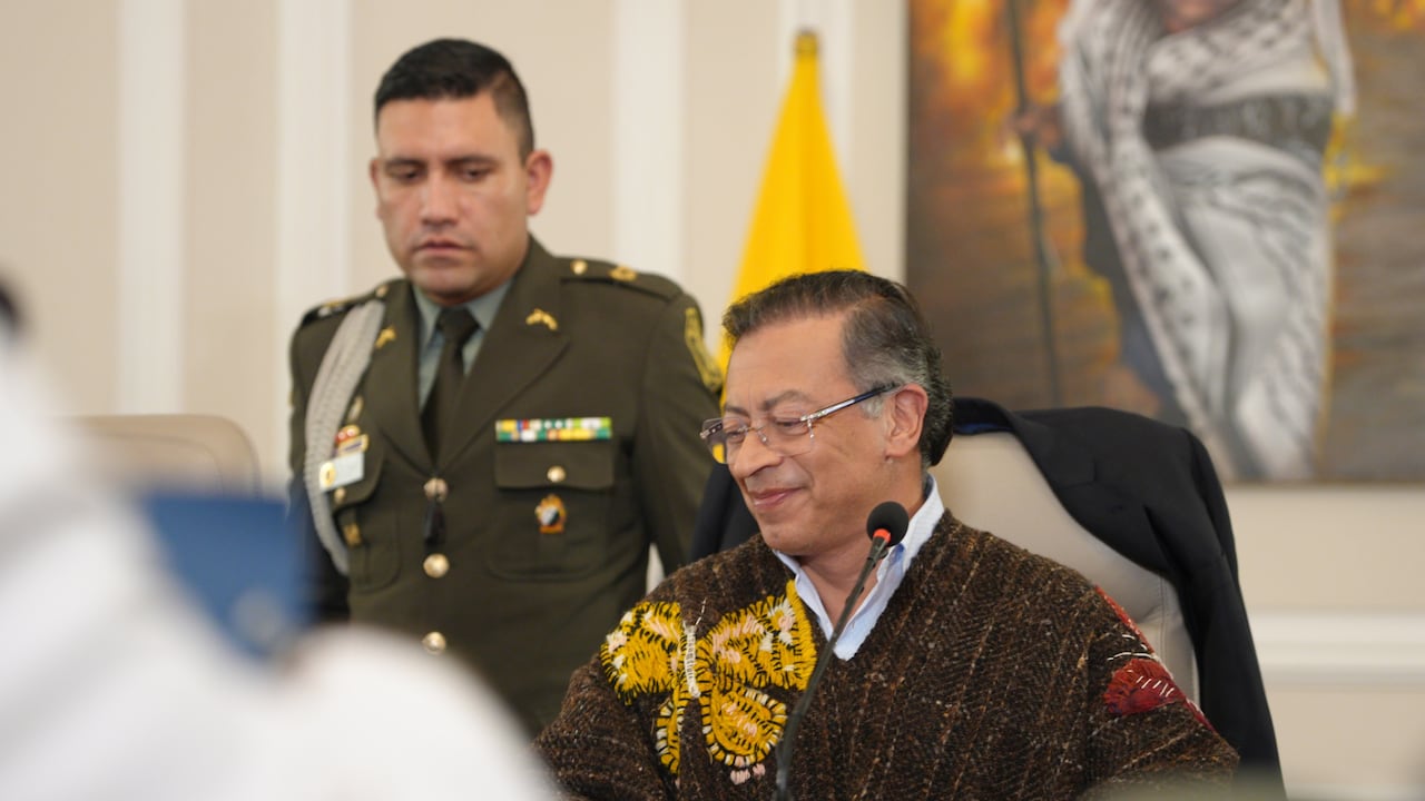 El presidente Gustavo Petro