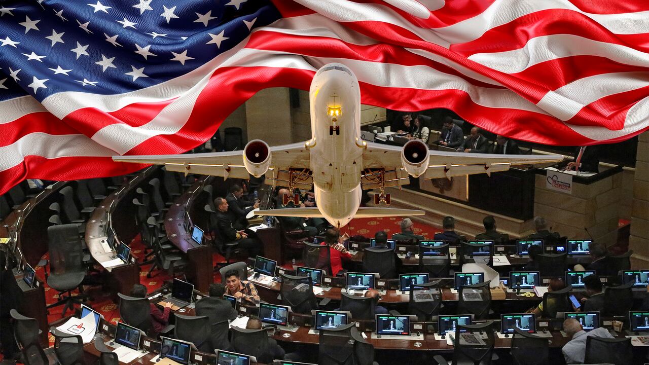 Los viajes que han hecho los congresistas fuera de Colombia.