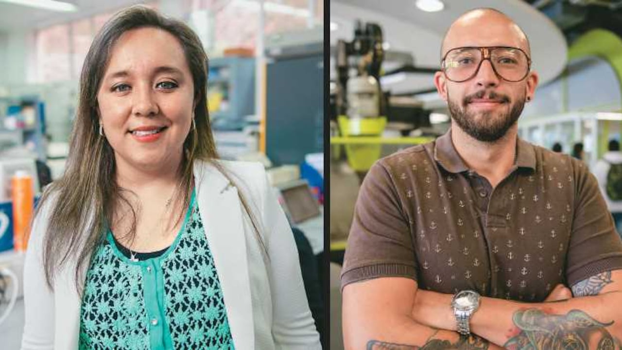 Sindy Muñoz y Jorge Restrepo son beneficiarios del programa Jóvenes Investigadores e Innovadores, que a la fecha ha apoyado a más de 9.300 estudiantes universitarios.