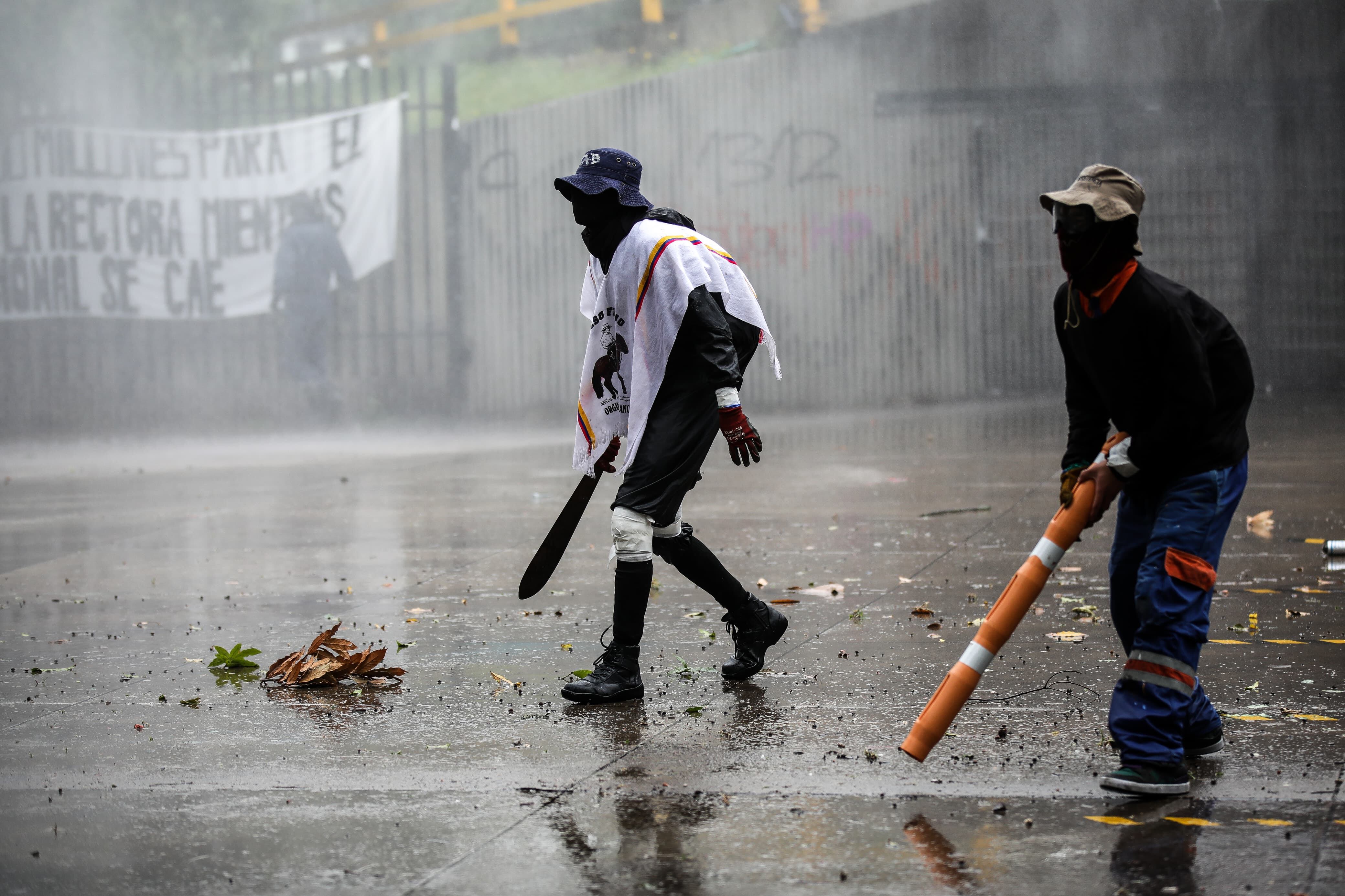 Universidad Nacional disturbios 
Mayo 16 de 2024