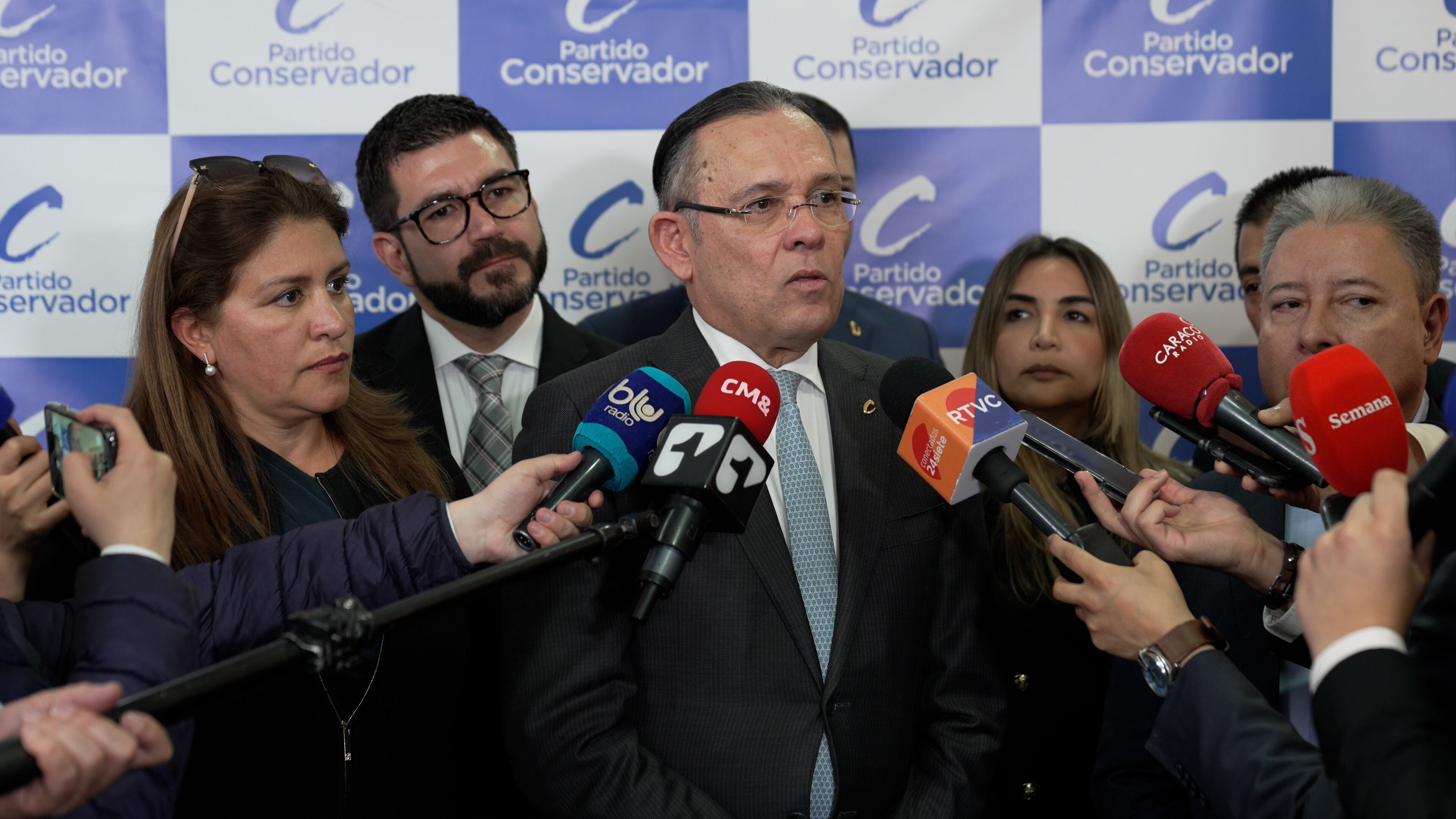 Efraín Cepeda, presidente del Partido Conservador.
