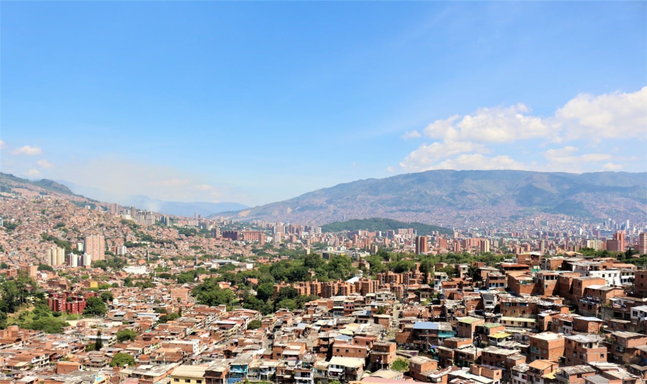 Panorámica de Medellín.