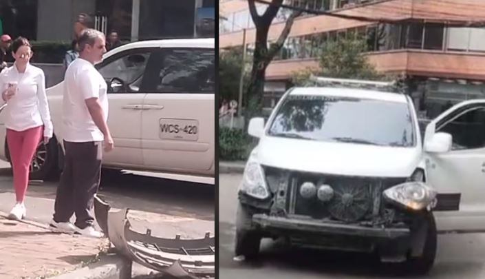 Hombre chocó a Juan Pablo Montoya en la Calle 82