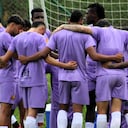 Parte del plantel del Deportivo Pereira