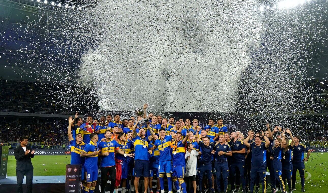 Boca Juniors campeón de la Supercopa Argentina 2023.