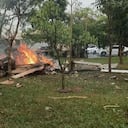 Accidente aéreo en Brasil.