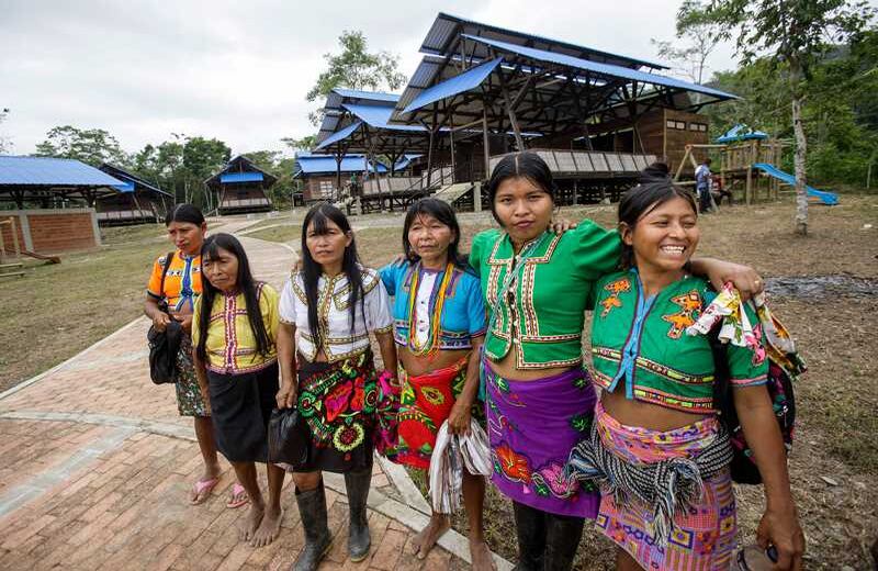 La comunidad emberá dokerazabi en las selvas de Turbo, Antioquia, ha sido víctima de todos los grupos armados ilegales. Foto: Carlos Julio Martínez-Semana