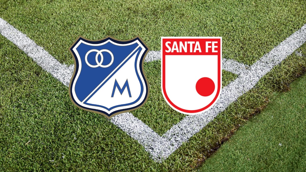 Escudos Santa Fe y Millonarios