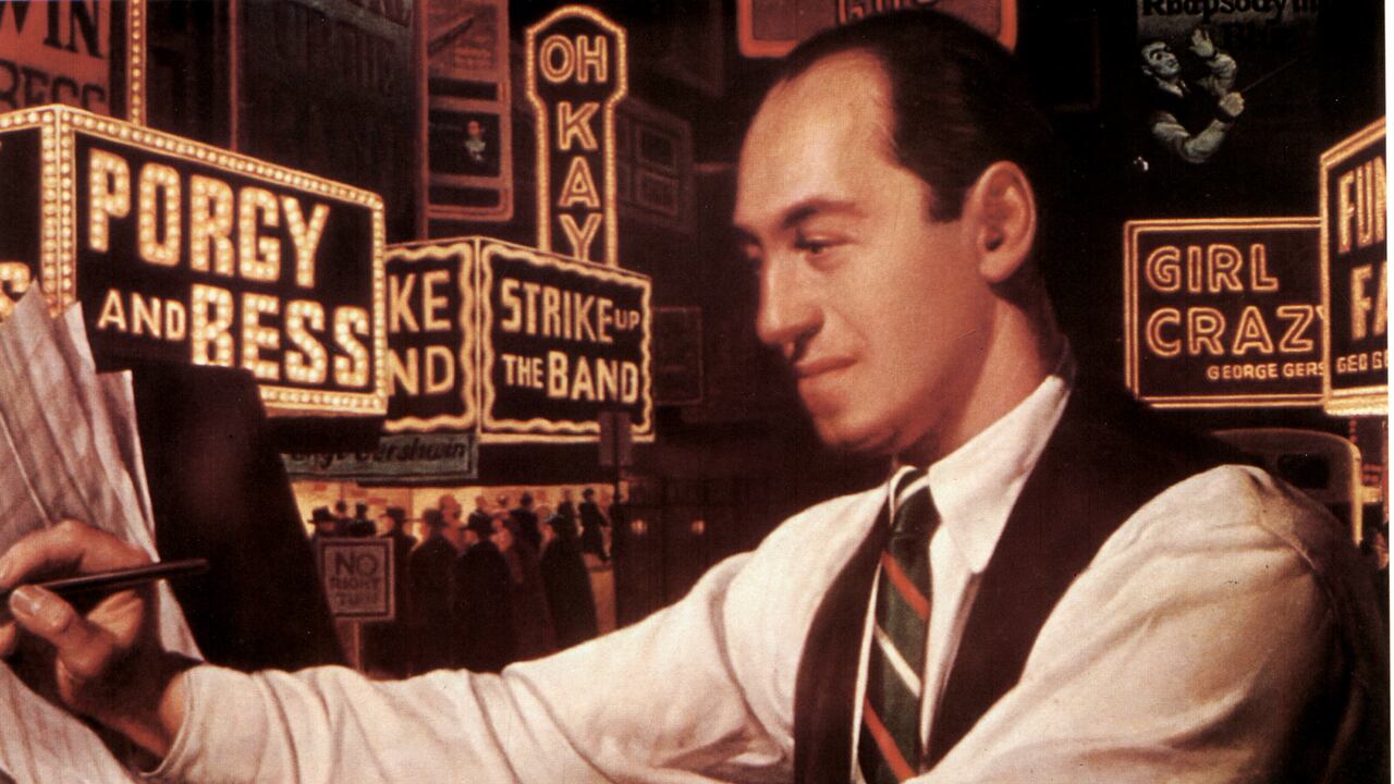El compositor y pianista George Gershwin. Foto de GAB Archive/Redferns.