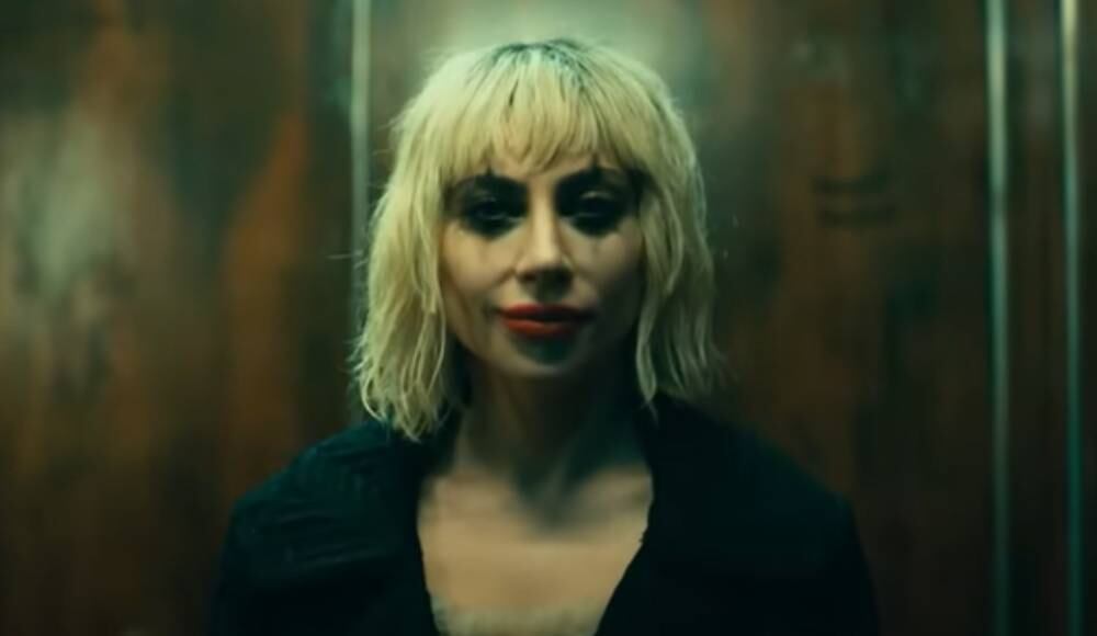 Lady Gaga encarnando a Harley Quinn