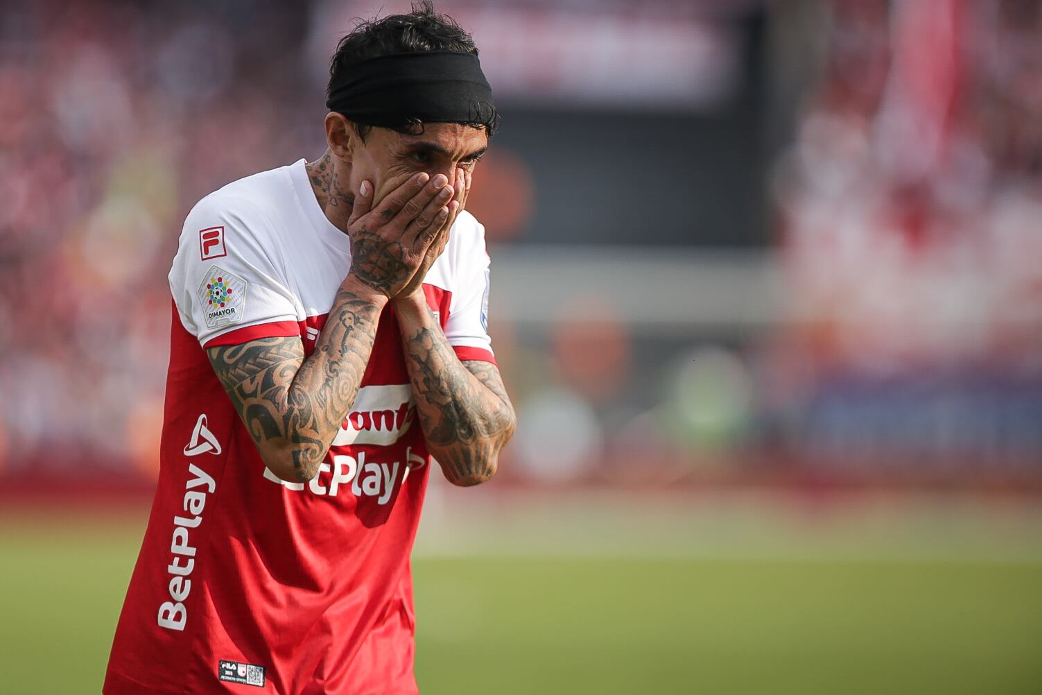 Bogotá. Marzo 09 de 2025.
Independiente Santa Fe enfrenta a Fortaleza CEIF, por encuentro válido de la Liga BetPlay I 2025 de la fecha 8, en el Estadio Nemesio Camacho el Campín. (Colprensa - Cristian Bayona).