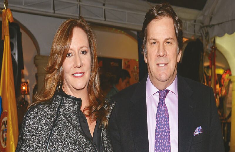 Juanita Santos y Roberto Pombo.