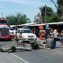 Los bloqueos en la vía Barranquilla - Santa Marta se darían por protestas de las comunidades que piden garantías en los servicios públicos.