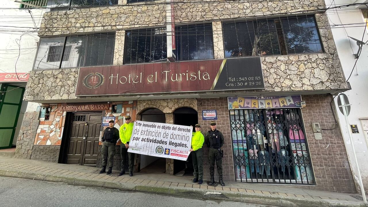 Hotel que pertenecería al Clan de Oriente en Antioquia.