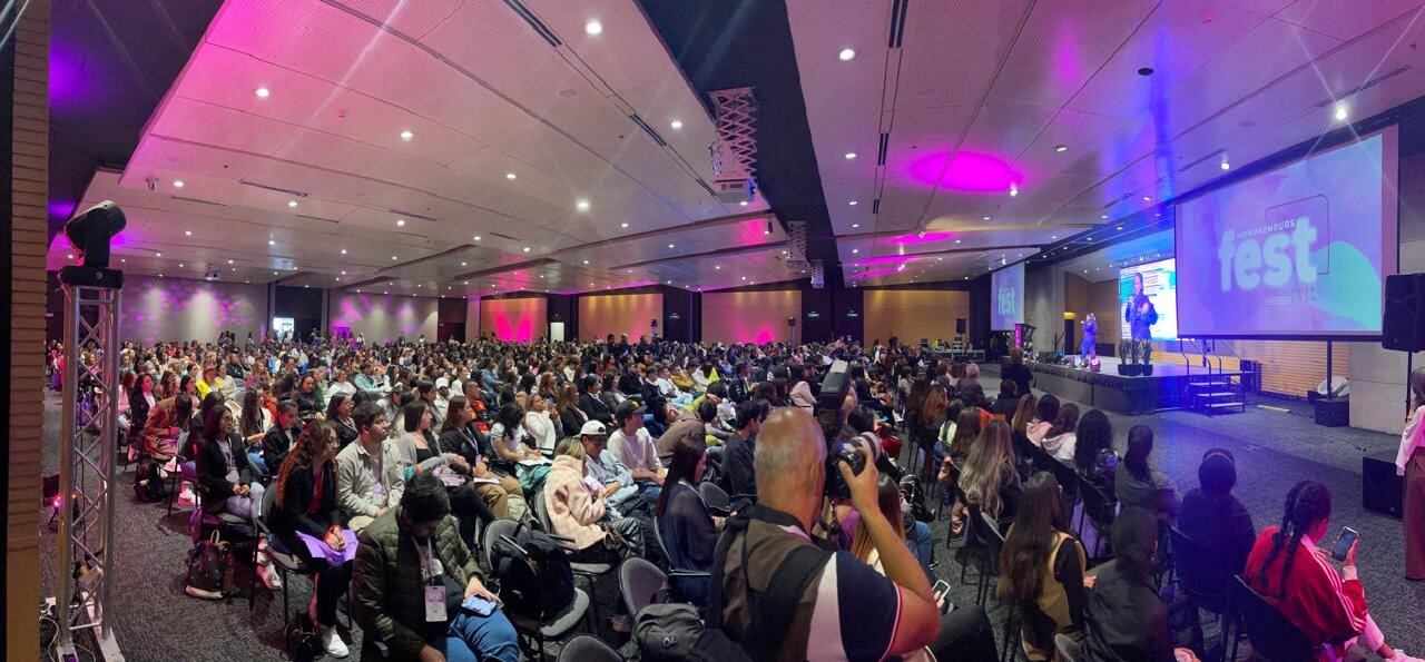 La feria de emprendedoras que se celebró el 26 de abril.