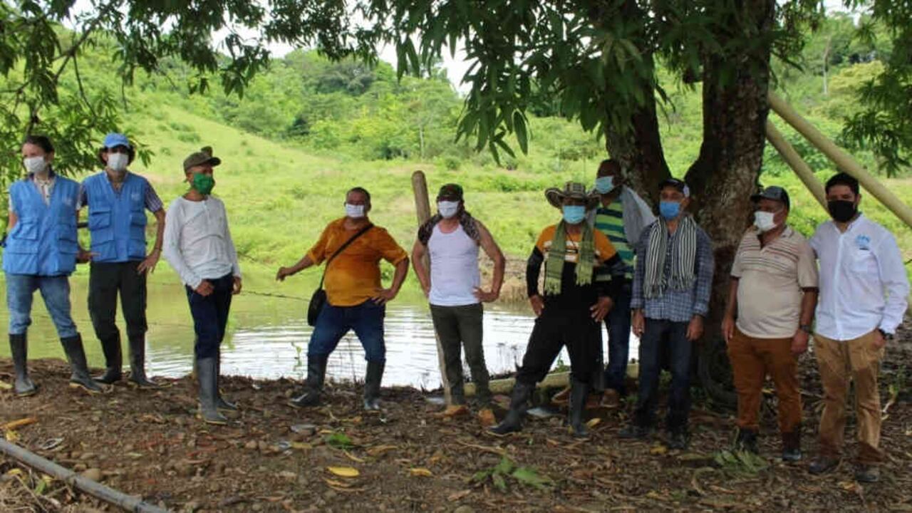 El nuevo hogar de los excombatientes está ubicado a 30 minutos del municipio de Mutatá, en la vía al mar, y cuenta con el servicio de conexión de energía eléctrica. Así mismo, se adelantan las adecuaciones necesarias para la conexión del predio al acueducto rural.