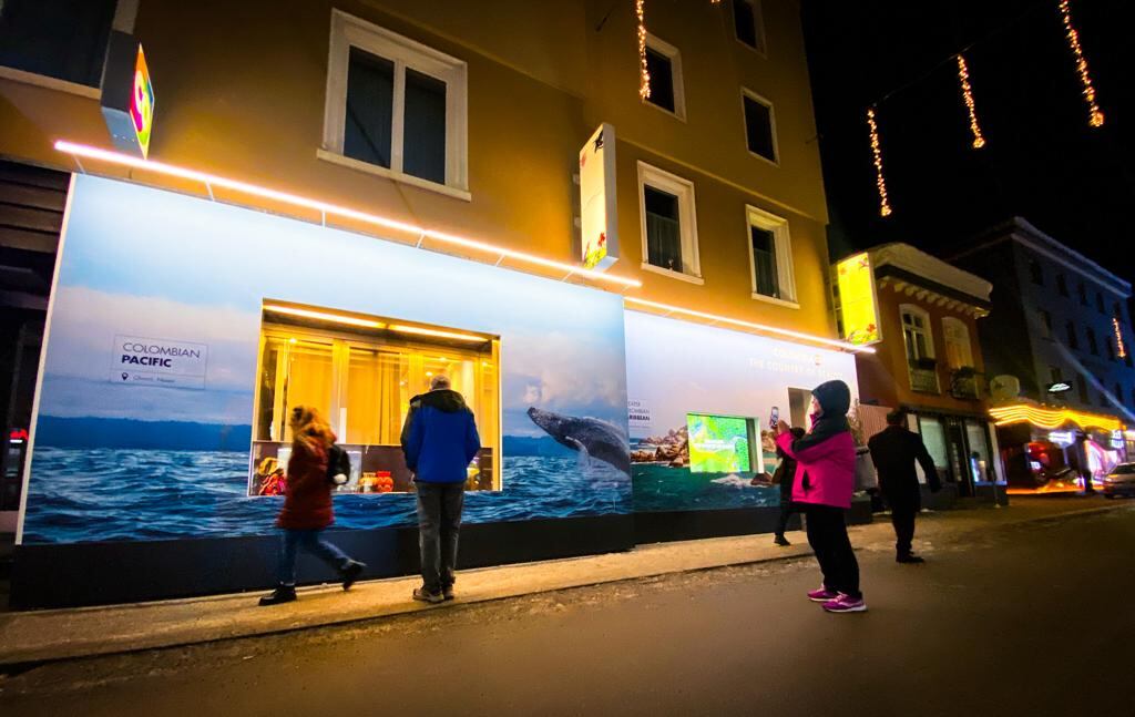 La casa que arrendó el Gobierno Nacional en Davos.