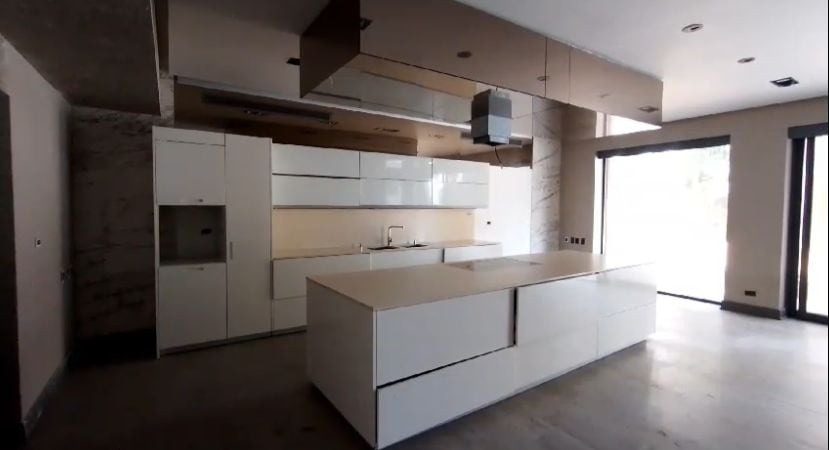 Así se encuentra la cocina