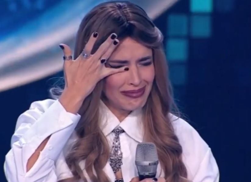 La imitadora interpretó Confieso.