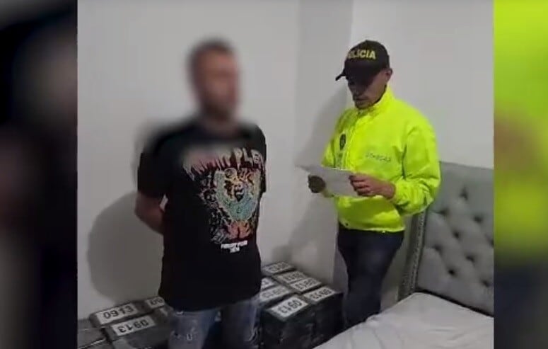 Alias El Gomelo, capturado en Medellín.