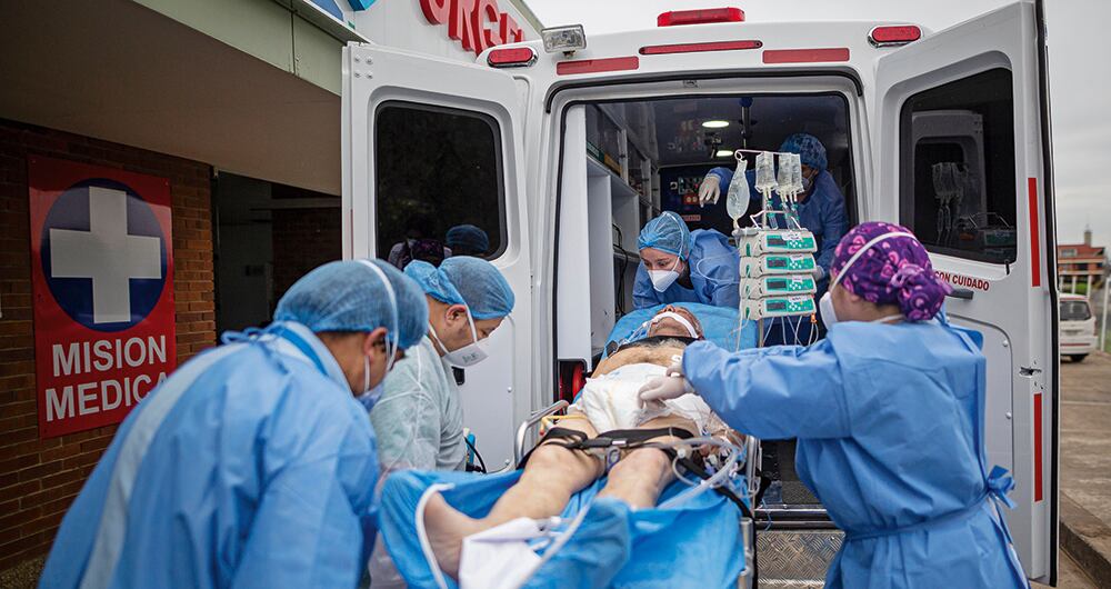 Al hospital de Soacha llegan 80 personas a la puerta de urgencias al día, descompensadas.