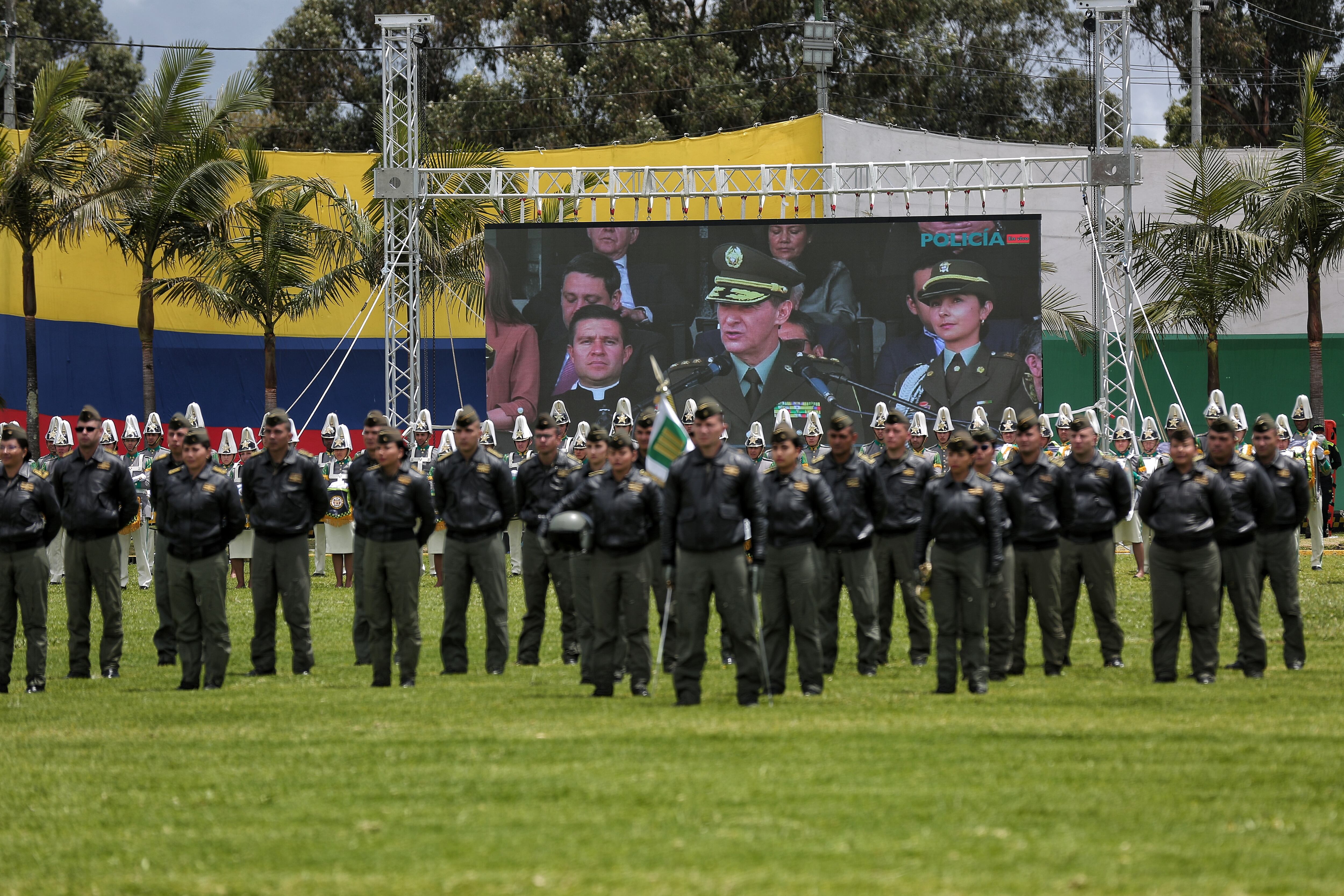 ceremonia de reconocimiento del Señor Mayor General William Rene Salamanca Ramírez, Director de la Policía Nacional