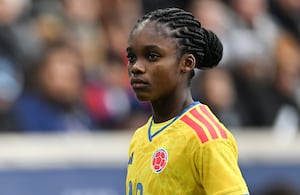 Linda Caicedo, delantera de la Selección Colombia de mayores