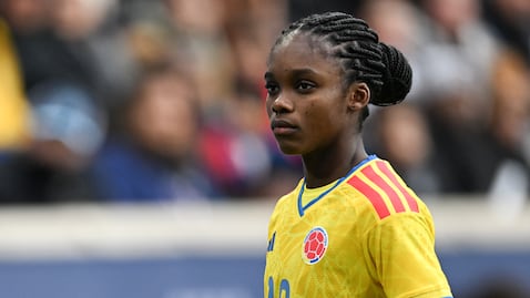 Linda Caicedo, delantera de la Selección Colombia de mayores