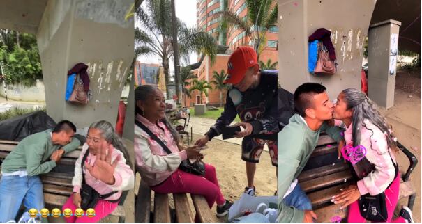 La liendra incomodo a una vendedora informal en medio de un reto