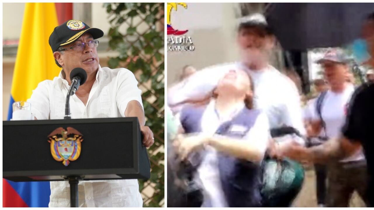 El jefe de Estado estuvo visibilizando los hechos de violencia en marchas del 15 de febrero.