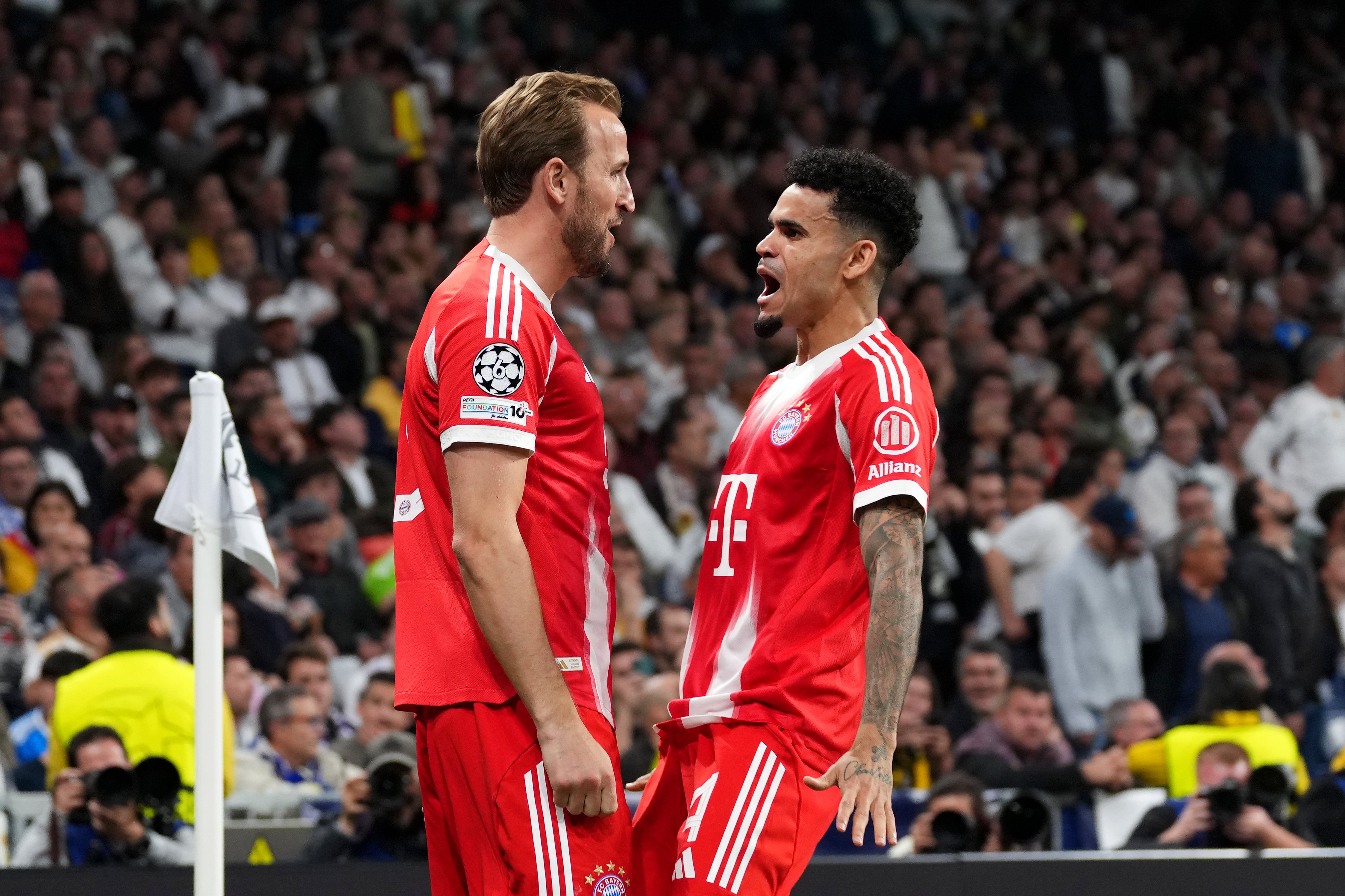 Luis Díaz y Harry Kane, titulares indiscutidos en Bayern Múnich.