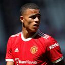 FILE PHOTO: Soccer Football - Pre Season Friendly - Derby County v Manchester United - Pride Park, Derby, Britain - July 18, 2021 Manchester United's Mason Greenwood Action Images via Reuters/Craig Brough/File Photo