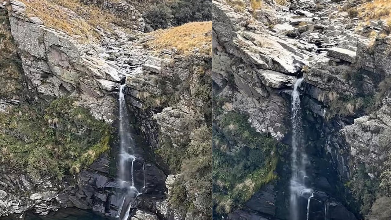 Cascadas que se pueden disfrutar en San Luis, Argentina.