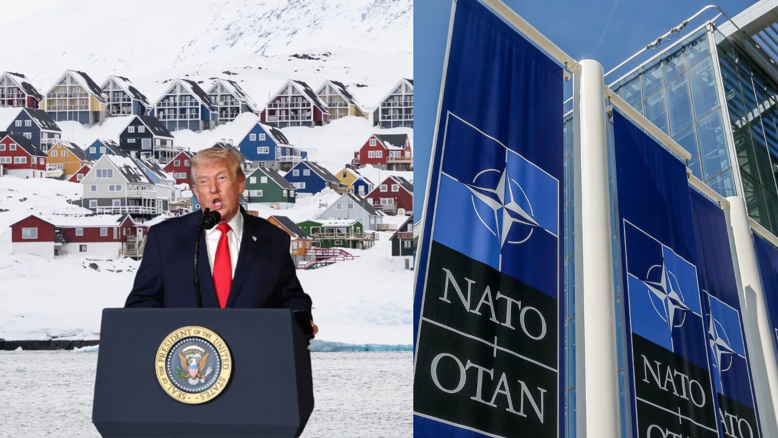 OTAN y países europeos a las declaraciones de  Donald Trump sobre el control de Groenlandia