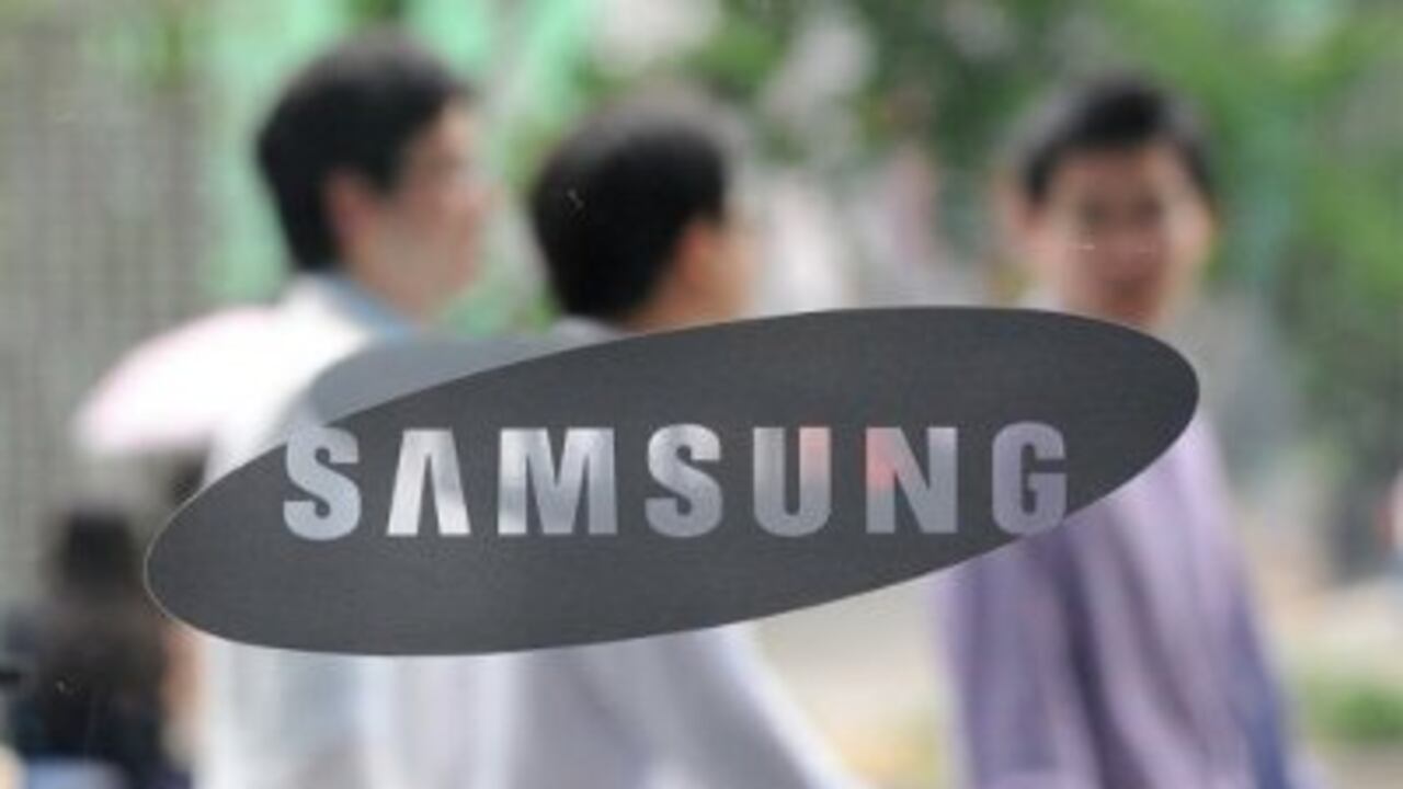 Imagen de archivo tomada el 30 de julio de 2010 en Seúl de un logotipo de la compañía Samsung.