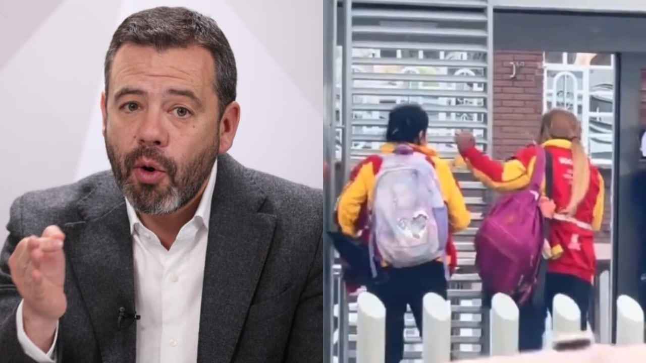 Carlos Fernando Galán y el momento en el que las mujeres evaden pago del pasaje.