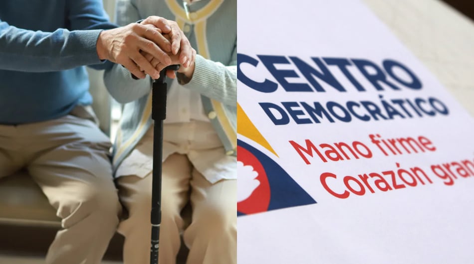 Centro Democrático y reforma pensional. Imágenes de referencia.