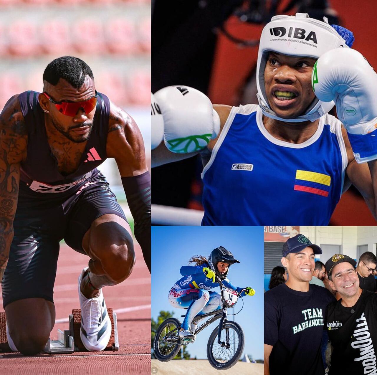 Este es el Team Barranquilla en los Juegos Olímpicos de París.