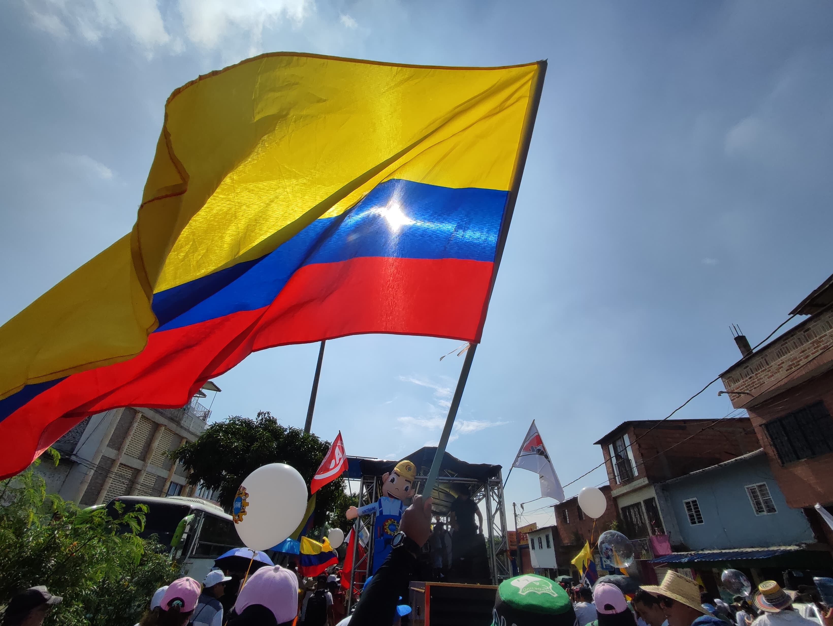 Marchas del 1 de mayo de 2024 en Cali.