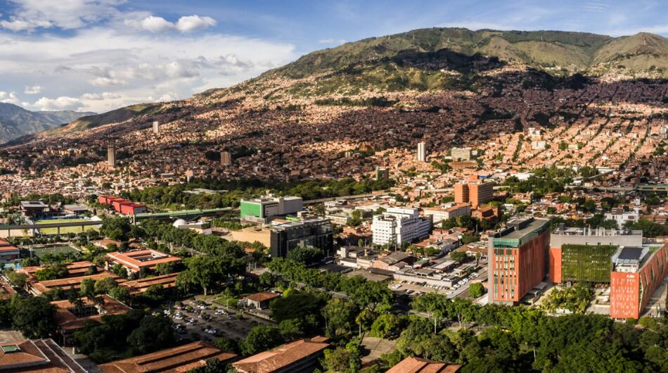 Panorámica de Medellín.